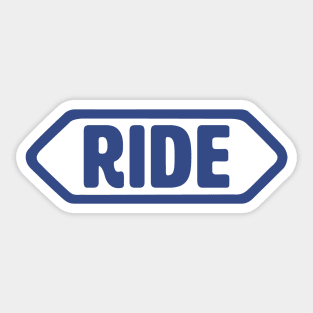 Shoei inspired Ride Sticker